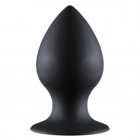 Чёрная анальная пробка Thick Anal Plug Small - 7,8 см.